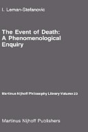 The event of death : a phenomenological enquiry /