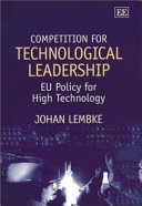 Competition for technological leadership : EU policy for high technology /