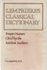 Lempriere's Classical dictionary /