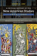 A critical history of the new American studies, 1970-1990 /