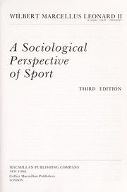 A sociological perspective of sport /