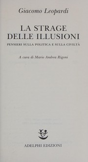 La strage delle illusioni /