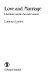 Love and marriage : literature and its social context /