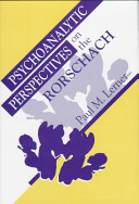Psychoanalytic perspectives on the Rorschach /