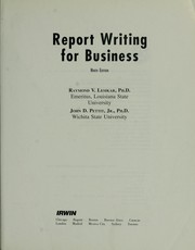 Report writing for business /