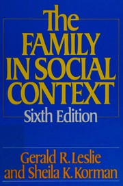 The family in social context /