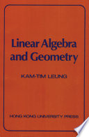 Linear algebra and geometry /