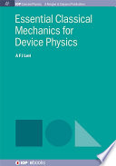 Essential classical mechanics for device physics /