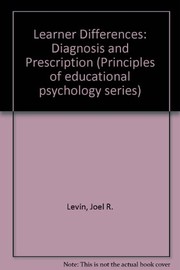 Learner differences : diagnosis and prescription /