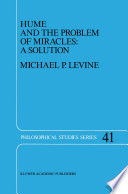 Hume and the Problem of Miracles: A Solution /