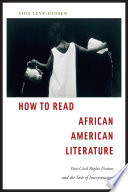 How to read African American literature : post-Civil Rights fiction and the task of interpretation /