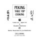 Peking table top cooking /