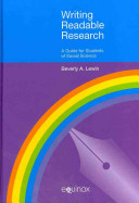 Writing readable research : a guide for students of social science /