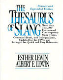 The thesaurus of slang /