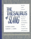 The thesaurus of slang /