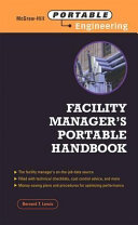 Facility manager's portable handbook /