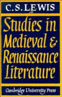 Studies in medieval and Renaissance literature /