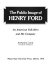 The public image of Henry Ford : an American folk hero and his company /