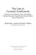 The use of contrast coefficients : supplement to McNeil, Kelly, and McNeil Testing research hypotheses using multiple linear regression /