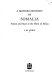 A modern history of Somalia : nation and state in the horn of Africa /