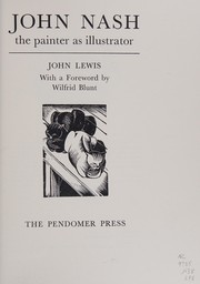 John Nash : the painter as illustrator /