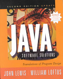 Java software solutions : foundations of program design /