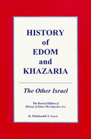 History of Edom and Khazaria : the other Israel /