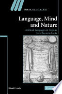 Language, mind and nature : artificial languages in England from Bacon to Locke /