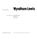 Wyndham Lewis /