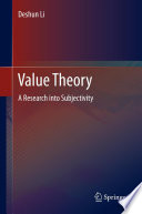Value theory : a research into subjectivity /