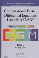 Computational partial differential equations using MATLAB  /