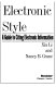 Electronic style : a guide to citing electronic information /
