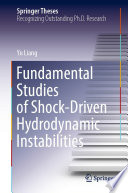 Fundamental Studies of Shock-Driven Hydrodynamic Instabilities /