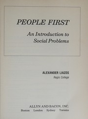 People first, an introduction to social problems /
