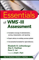 Essentials of WMS-III assessment /