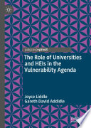 The role of universities and HEIs in the vulnerability agenda /