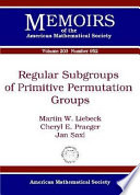 Regular subgroups of primitive permutation groups /