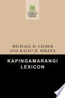 Kapingamarangi lexicon /