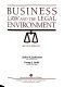 Business law and the legal environment /