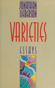 Varieties : essays /