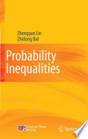 Probability inequalities /