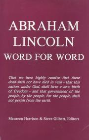 Abraham Lincoln : word for word /