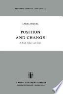 Position and change : a study in law and logic /