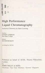 High performance liquid chromatography /