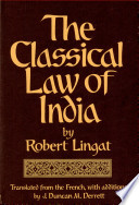 The classical law of India /