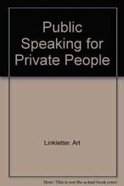 Public speaking for private people /