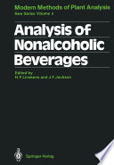 Analysis of Nonalcoholic Beverages /