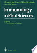 Immunology in Plant Sciences /