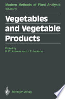 Vegetables and Vegetable Products /