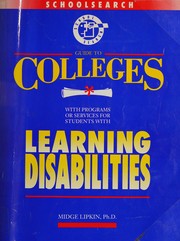 Schoolsearch guide to colleges with programs or services for students with learning disabilities /